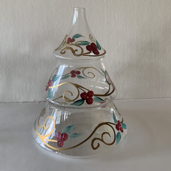 NEW Princess House Christmas Oil Lamps Set of 3 Tree, Bell & Star #6475 - Picture 4 of 8